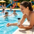 thumbnail image 3 of Pool Test Strips, Accurate&Easy Water Chemical Testing Strip for Pool, Spa&Hot Tub, Tester for Total Chlorine/Free Chlorine/Bromine//Cyan TotalChlorine, Alkalinity and Value, 3 of 8