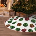thumbnail image 5 of Haiem Colorful Autumn Pinecones Pattern Christmas Tree Skirt Merry Christmas Party Christmas Tree Decoration,New Year Decorations-48", 5 of 6