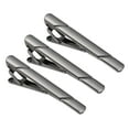 thumbnail image 1 of 3 Piezas de Clips delgados para Corbatas para Hombres, Clips de Corbata de Cobre para Papá, Esposo, Amante (Gris, Twill), 1 of 6