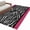 Black Dark Pink, variant on Area Rugs for Living Room Bedroom, Zebra Printed 4'x6' Rug Washable Carpet Runner Indoor Outdoor, Modern Geometric Balck White Stripes Non Slip Accent Floor Mats Rug for Kitchen, Office