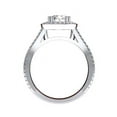 thumbnail image 4 of Dazzlingrock Collection 0.50 Carat (ctw) 10K Round Cut Diamond Semi Mount Bridal Engagement Ring 1/2 CT, White Gold, Size 9, 4 of 4