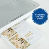 Printworks Printable White Glitter Cardstock Paper, 8.5 x 11, 15 Sheets ...