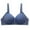 Blue, variant on Jsaierl Women's Bras No Wire Push Up Underwire Bra Seamless Sexy Bralettes Shapewear Full Coverage T-Shirt Bras