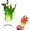 Green, variant on Floating Fireball Halloween Prop, 11.8 Inch Fake Flame Light with Colored Cloth, Hands-Free Illusion for Costume Haunted House(Red)