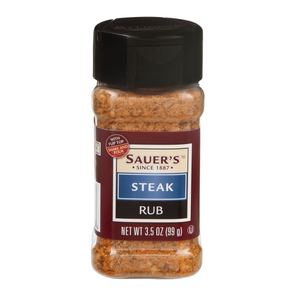 Sauers Sr Steak Seasng Rub 3.5oz
