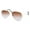 Pink , White, variant on grinderPUNCH Retro Classic Aviators Colorful Gradient Sunglasses