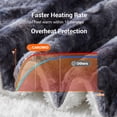 thumbnail image 5 of King Size Electric Blanket with Dual Control, Fast Heating, 5 Heat Levels & 10 Hours Auto Off, ETL Certified Soft Plush Heated Throw, 100" x 90", 5 of 8