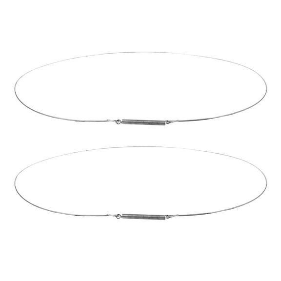 KONTONTY 2Pcs Stainless Steel Washer Door Seal Replacement for Washing Machine