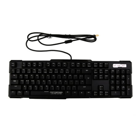 New E-sport Gaming Keyboard Black Switch Light mixing Mechanical For PC l aptop