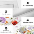 thumbnail image 6 of Watercolor Spring Floral Outdoor Rug for Patio/Deck/Porch, Non-Slip Large Area Rug 3 x 5 Ft, Summer Botanical Colorful Indoor Outdoor Rugs Washable Area Rugs, Reversible Camping Rug Carpet Runner, 6 of 8