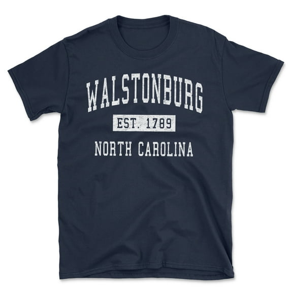 Walstonburg North Carolina Classic Established Men's Cotton T-Shirt