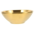 thumbnail image 5 of WEUVEB Multipurpose Golden Stainless Steel Soup Bowl - , Easy to Clean for Home, Restaurant, Kitchen Use, 5 of 8