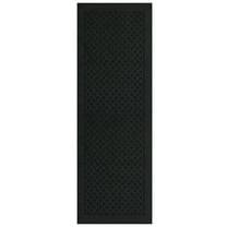 Mainstays Traditional Dylan Solid Diamond Runner Rug, Black, 2'6" x 8'