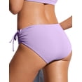 thumbnail image 2 of CRZ YOGA Ruched Bikini Bottoms for Women Bathing Swimsuit Adjustable Side Tie Swim Briefs, 2 of 4