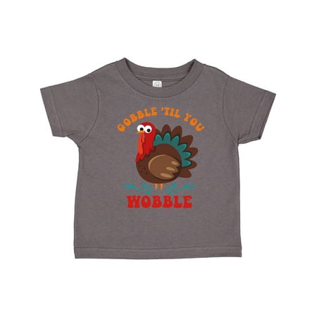 

Inktastic Gobble Wobble Turkey Boys or Girls Toddler T-Shirt