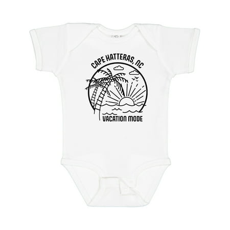 

Inktastic Summer Vacation Mode Cape Hatteras North Carolina Gift Baby Boy or Baby Girl Bodysuit