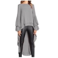 thumbnail image 1 of Babysbule Ensemble de Hauts pour Femmes Automne Plus Ventes Chandail à Manches Longues en Chiffon Irrégulier Mode de Rue Élégante, 1 of 6