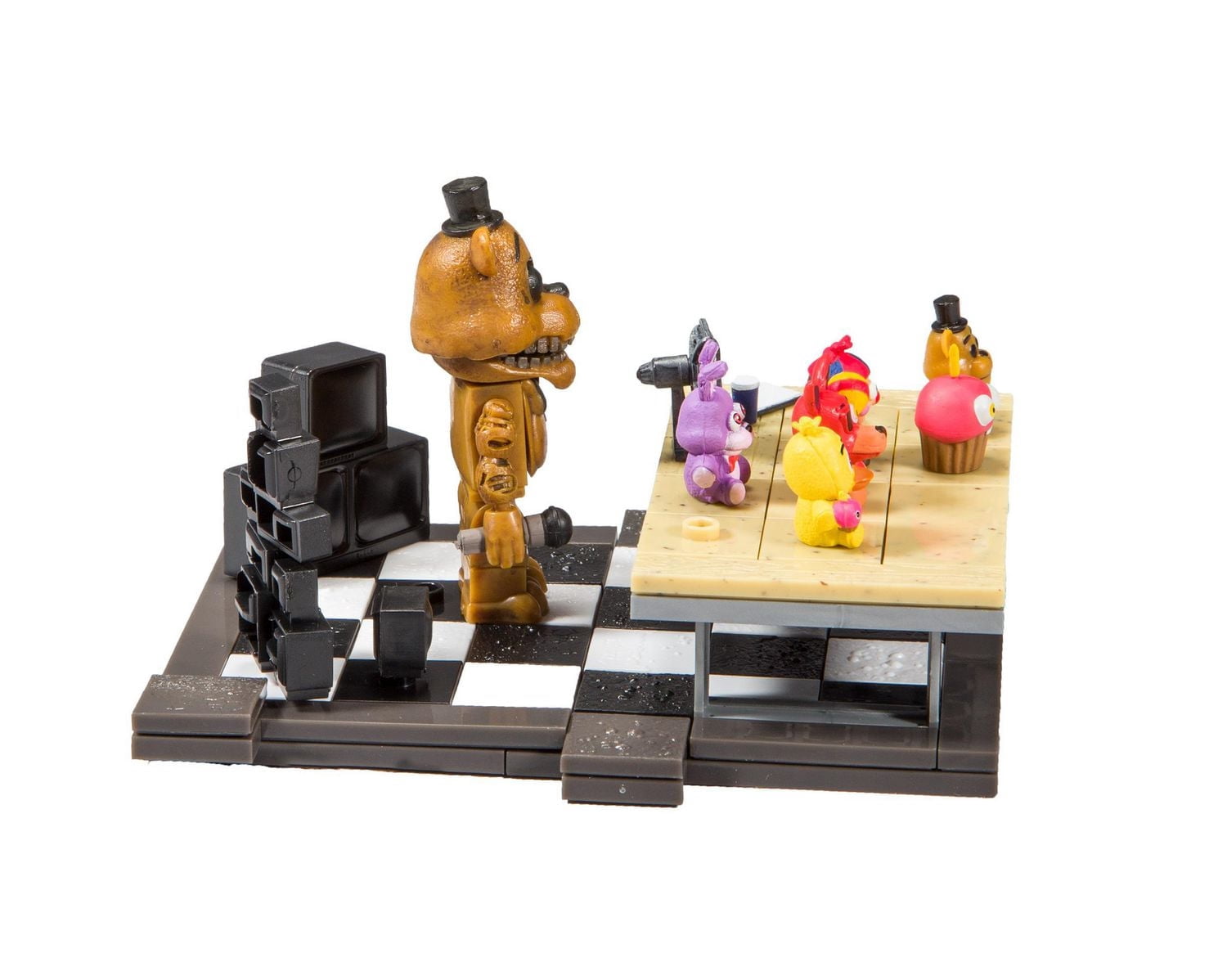 McFarlane Toys Five Nights at Freddy's Office Desk with Golden Freddy Small Set