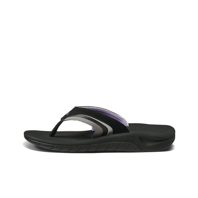 Onset Læring afsnit Reef Women's Sandals Slap 3, Grey/Purple, 9 - Walmart.com