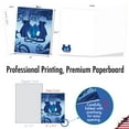 thumbnail image 2 of The Best Card Company 20 Assorted Blank Note Cards Box Set 4 x 5.12 Inch with Envelopes (10 Designs, 2 Each) Dragon Initials M AM10316OCB-B2x10, 2 of 6