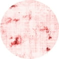 thumbnail image 1 of Ahgly Company Indoor Round Abstract Red Modern Area Rugs, 7' Round, 1 of 4
