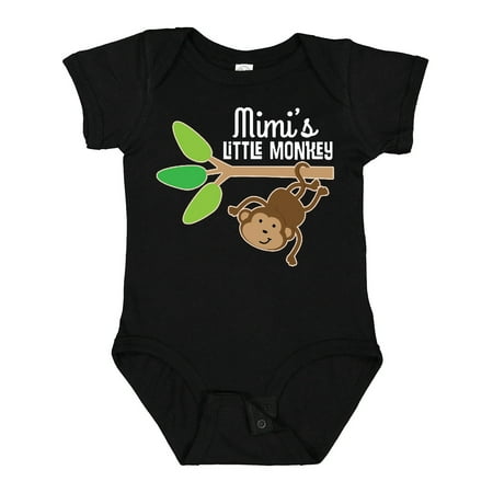

Inktastic Mimi Little Monkey Grandchild Gift Baby Boy or Baby Girl Bodysuit