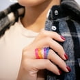 thumbnail image 5 of Bamboo Lucite Rings, 5 of 5