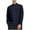 Navy, variant on Xzbqbs Mens Casual Long Sleeve Shirts Solid Color Button Down Crew Neck T Shirts Lightweight Fashion Classic Fit Dress Shirts for Men