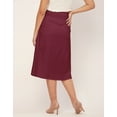 thumbnail image 4 of Moomaya Solid A-Line Skirt For Women, Front Buttoned Midi Skirts, 4 of 9