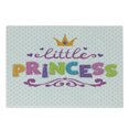 thumbnail image 1 of Feminine Cutting Board, Little Cartoon Lettering on Polka Dot Background Cheerful Illustration, Decorative Tempered Glass Cutting and Serving Board, Small Size, Fuchsia Green, by Ambesonne, 1 of 1