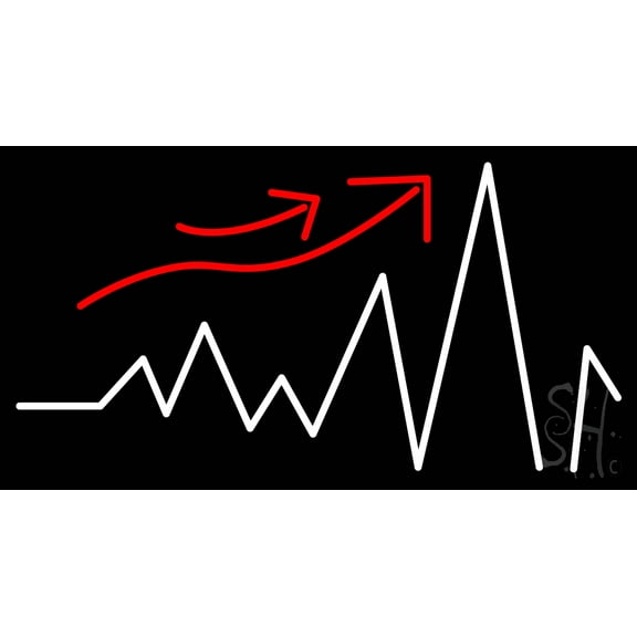 Raising Pulse Wave LED Neon Sign 13 x 24 - inches, Black Square Cut Acrylic Backing, with Dimmer - Bright and Premium built indoor LED Neon Sign for Defence Force.