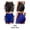 Black+Blue, variant on 2PCS Women Workout Gym Impact Shorts Hidden Scrunch Butt Lifting