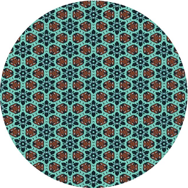 Ahgly Company Tapis Rond Lavable en Machine Intérieur Transitionnel Bourgogne Brun, 3 Pieds Rond
