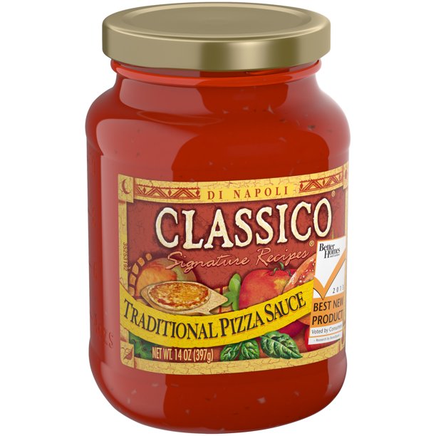 Classico Signature Recipes Traditional Pizza Sauce 14 oz Jar Walmart