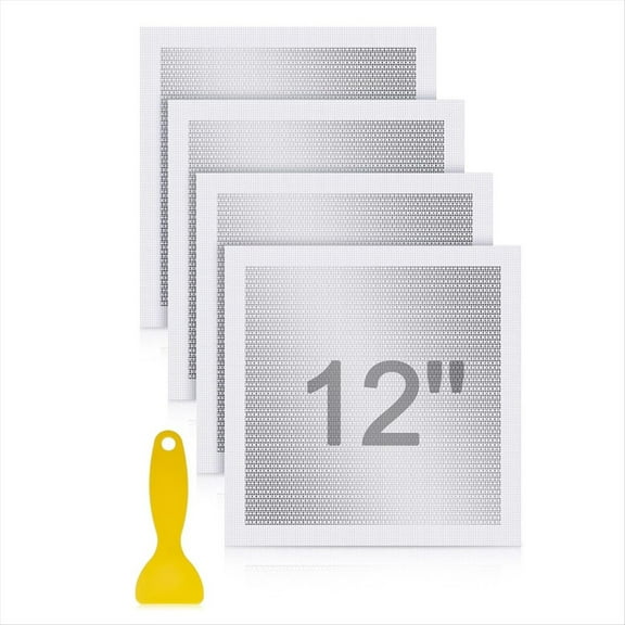 Rollbacks & More 4 Pcs Drywall Repair Kit 12 X12 Patch with Self Adhesive Wall