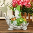 thumbnail image 5 of Solar Statue Lamp,Turtle Genie Resin Ornament Lamp,Garden,Lawn,Patio,Balcony,Yard Decorations., 5 of 8