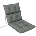 thumbnail image 1 of Outsunny Adirondack Chair Cushion, Tufted Rocking Chair Cushion, Light Grey, 1 of 10
