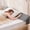 Grey, variant on Twin Size Bed Wedge Pillow for Headboard – Mattress Gap Filler (0–8") Helps Close Gap Between Headboard and Mattress, Prevents Pillows Falling, Wave Shape Design, White (39" x 10" x 6")