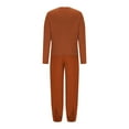 thumbnail image 5 of BLVB Womens 2 Piece Knit Outfits Casual Crewneck Long Sleeve Sweaters and High Waisted Pants Lounge Sets Tracksuits, 5 of 5