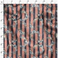 thumbnail image 3 of Soimoi Pink Cotton Duck Fabric Clover Floral Print Fabric by the Yard 42 Inch Wide, 3 of 6