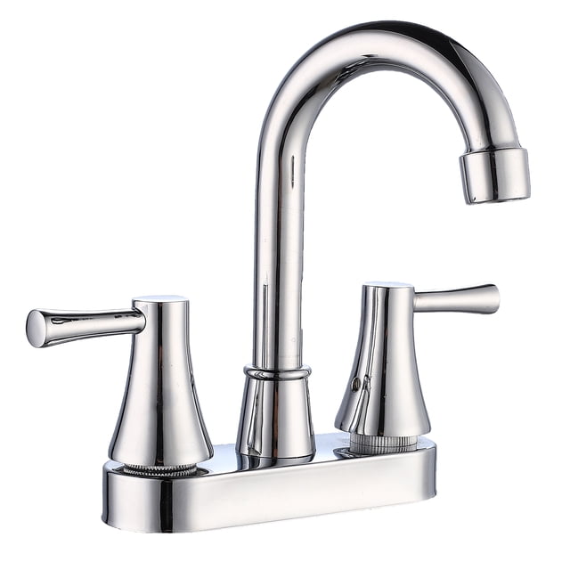 Llave Mezcladora Baño Lavabo Alfa Acero Inoxidable Cromada Manerales Cuadrados Garza