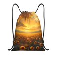 thumbnail image 1 of Saiise Sunflower Sunset Rainfall Pattern Sports Drawstring Backpack - String Swim Gym Bag with Wet Proof Pocket for Women&Men-Medium, 1 of 6
