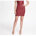 thumbnail image 3 of Guess Womens Sweetheart V-Back Sheath Dress Red 2, 3 of 3