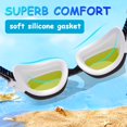 thumbnail image 4 of Kids Swim Goggles, Swimming Goggles for Toddlers Kids 3-14 Anti-Fog UV Protection No Leak Pool Glasses for Boys Girls, 4 of 5