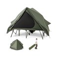 thumbnail image 4 of Biotree 2-Person Foldable Off-Ground Camping Cot Tent with Pop Up Shelter and Wheeled Carry Bag, Green, 4 of 10