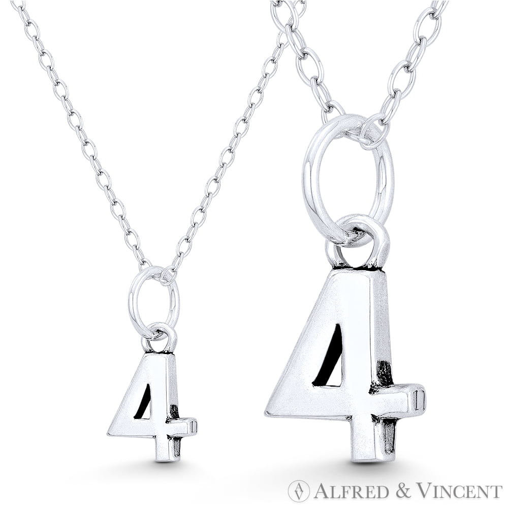 Silver number chain outlet