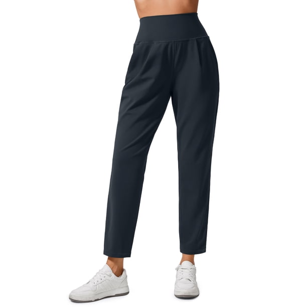 Pantalones para Mujer CRZ YOGA Butterlift Tobillo 27" Azul Marino Talle S