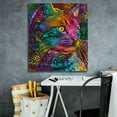 thumbnail image 5 of Epic Graffiti 'Felis' by Dean Russo, Canvas Wall Art, 26"x30", 5 of 8