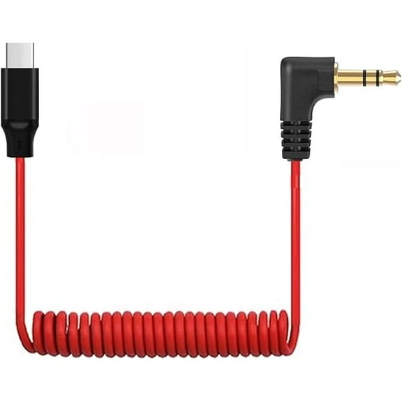 USB C to 3.5mm TRS Microphone Cable for Rode, YJJSKEJI, YJJSKEJI, Deity & Other External Mic, Compatible with iPhone 15/16, YJJSKEJI Galaxy, LG, Pixel & Android Devices with USB C Port