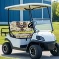 thumbnail image 2 of FUIALDOLG Univesal Golf Cart Seat Protector Set for Club Car Precedent Seats Tribal Owl Feathers Print Washable Golf Cart Bench Seat Covers for Women Men Easy to Install, 2 of 8